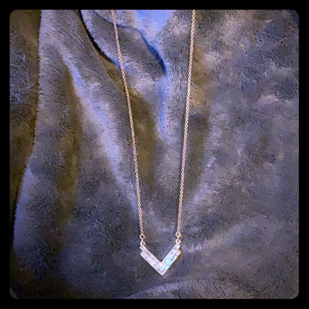 J. Crew Chevron Adjustable Necklace